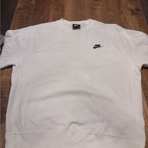 Nike White Sweatshirt